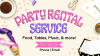 Party Rental Playful Animation Preview