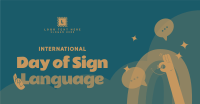 Sign Language Day Facebook Ad Design