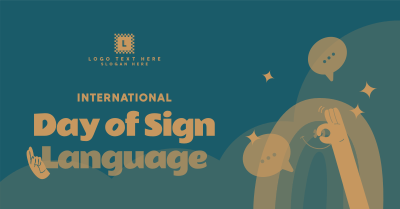 Sign Language Day Facebook Ad Image Preview