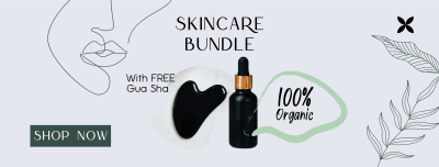 Organic Skincare Bundle Facebook cover Image Preview