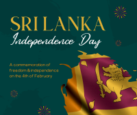 Sri Lankan Flag Facebook Post Design