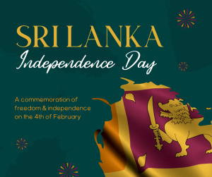 Sri Lankan Flag Facebook post Image Preview