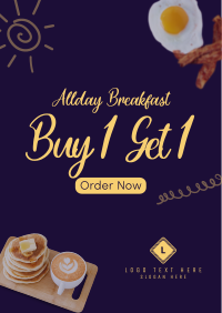 All Day Breakfast Poster Design