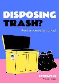 Disposing Trash? Flyer Image Preview