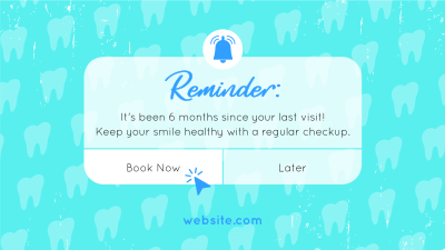Dental Checkup Reminder Facebook event cover Image Preview