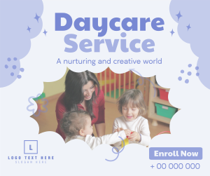 Cloudy Daycare Service Facebook post Image Preview