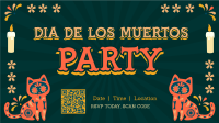 Muerto Cat Party Facebook event cover Image Preview