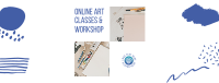 Online Art Classes & Workshop Facebook cover Image Preview