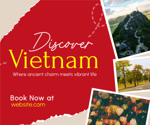 Vietnam Travel Tour Scrapbook Facebook post Image Preview