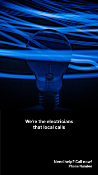 Electric Service Instagram Story Design
