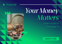 Financial Management Podcast Postcard Image Preview