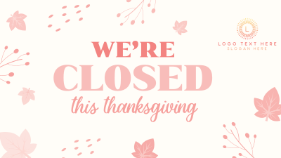 Closed On Thanksgiving Facebook event cover Image Preview