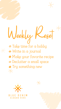 Self-care checklist Instagram Reel Image Preview