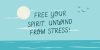 Unwind From Stress Twitter post Image Preview