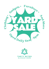 Comic Yard Sale Flyer Image Preview