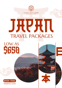 Japan Getaway Poster Design