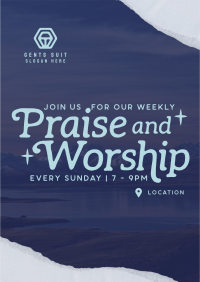 Praise & Worship Flyer Image Preview