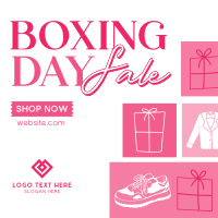 Boxing Day Super Sale Instagram Post Design