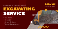 Modern Excavating Service Twitter post Image Preview