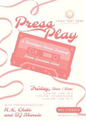 Press Cassette Poster Image Preview
