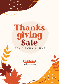 Thanksgiving Flash Sale Flyer Image Preview