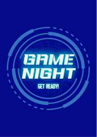 Futuristic Game Night Flyer Image Preview