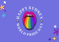 Pride Mouth Postcard Design