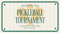 Pickleball Tournament Animation Preview