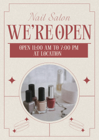 Modern Nostalgia Nail Services Flyer Image Preview