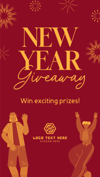New Year's Giveaway Instagram reel Image Preview