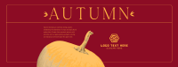 Autumn Pumpkin Facebook cover Image Preview