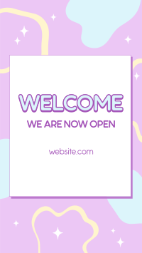 Welcome Now Open Instagram Story Design