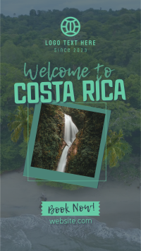 Paradise At Costa Rica Facebook Story Design