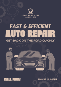 Professional Mechanic Service Flyer Preview