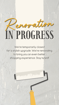 Renovation In Progress YouTube short Image Preview