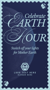 Modern Nostalgia Earth Hour Facebook Story Design