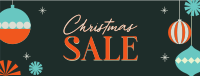 Ornamental Christmas Sale Facebook cover Image Preview