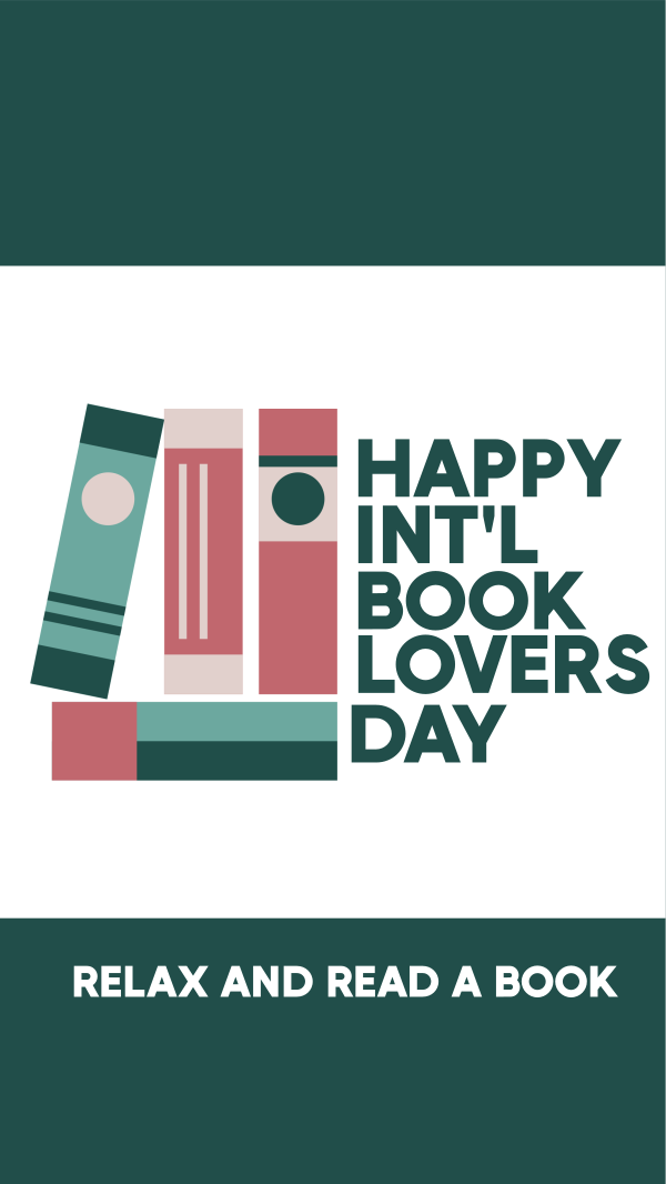 Book Lovers Illustration Instagram Story Design Image Preview