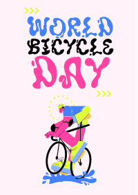 Go for Adventure on Bicycle Day Flyer Image Preview