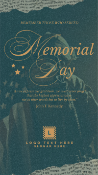 Rustic Memorial Day TikTok video Image Preview