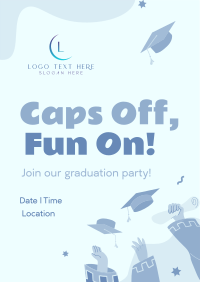 Fun On Graduation Poster Design