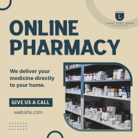 Pharmacy Delivery Instagram Post Design