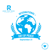 International Day of Peace Instagram Post Design