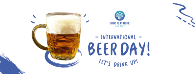 International Beer Day Drink Facebook cover Image Preview