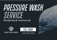 Pressure Wash Business Postcard Design