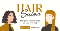 Fancy Hair Salon Facebook ad Image Preview