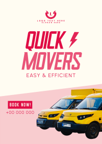 Quick Movers Poster Design