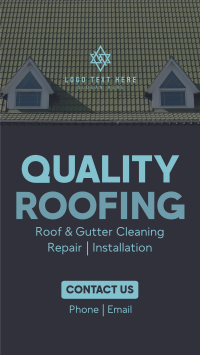 Trusted Quality Roofing TikTok video Image Preview