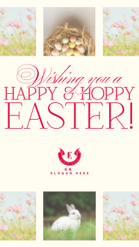 Rustic Easter Greeting Facebook story Image Preview