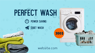 Featured Washing Machine  Facebook event cover Image Preview